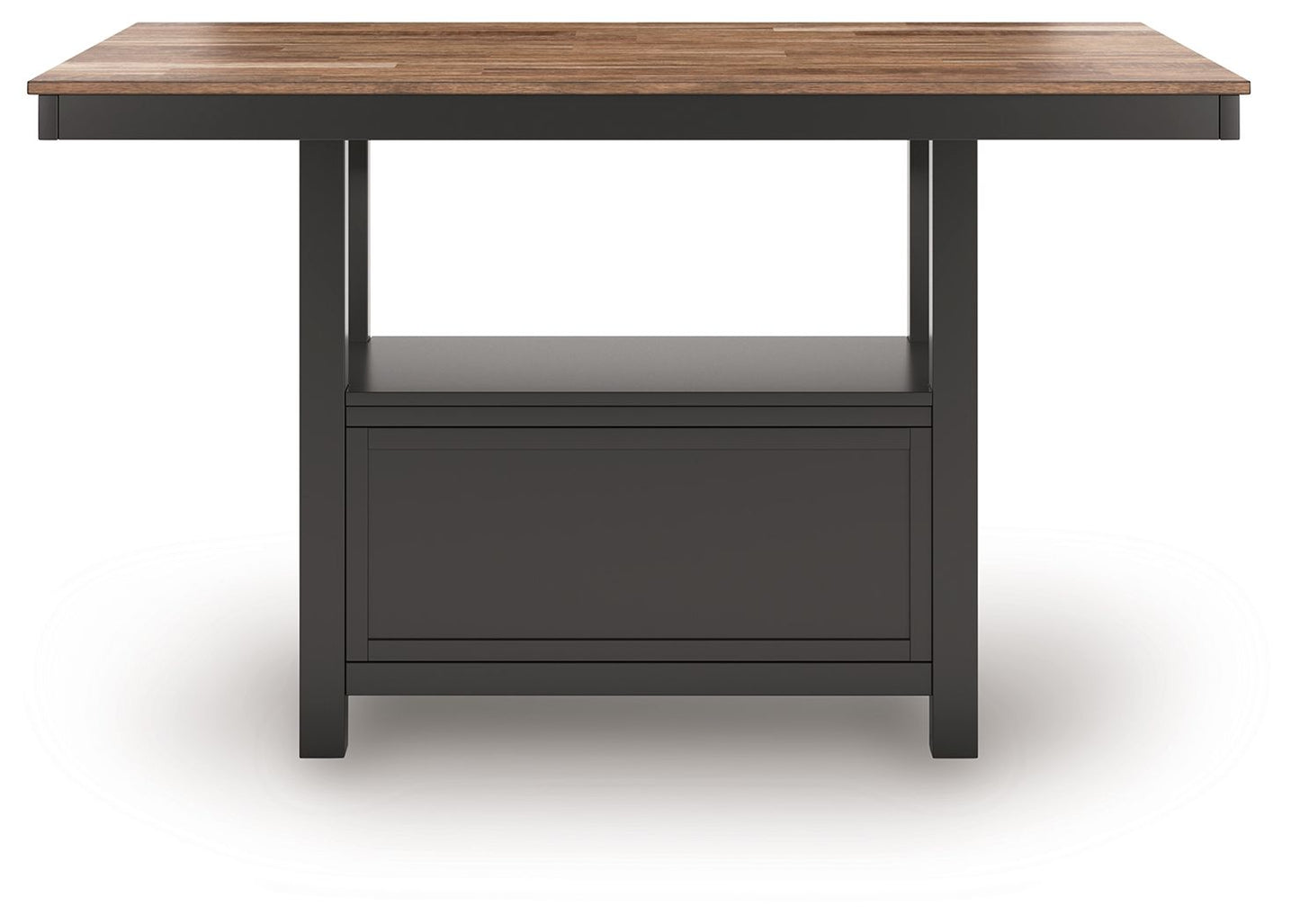Wildenauer - Brown / Black - Rectangular Dining Room Counter Table - Hornell Furniture Outlet
