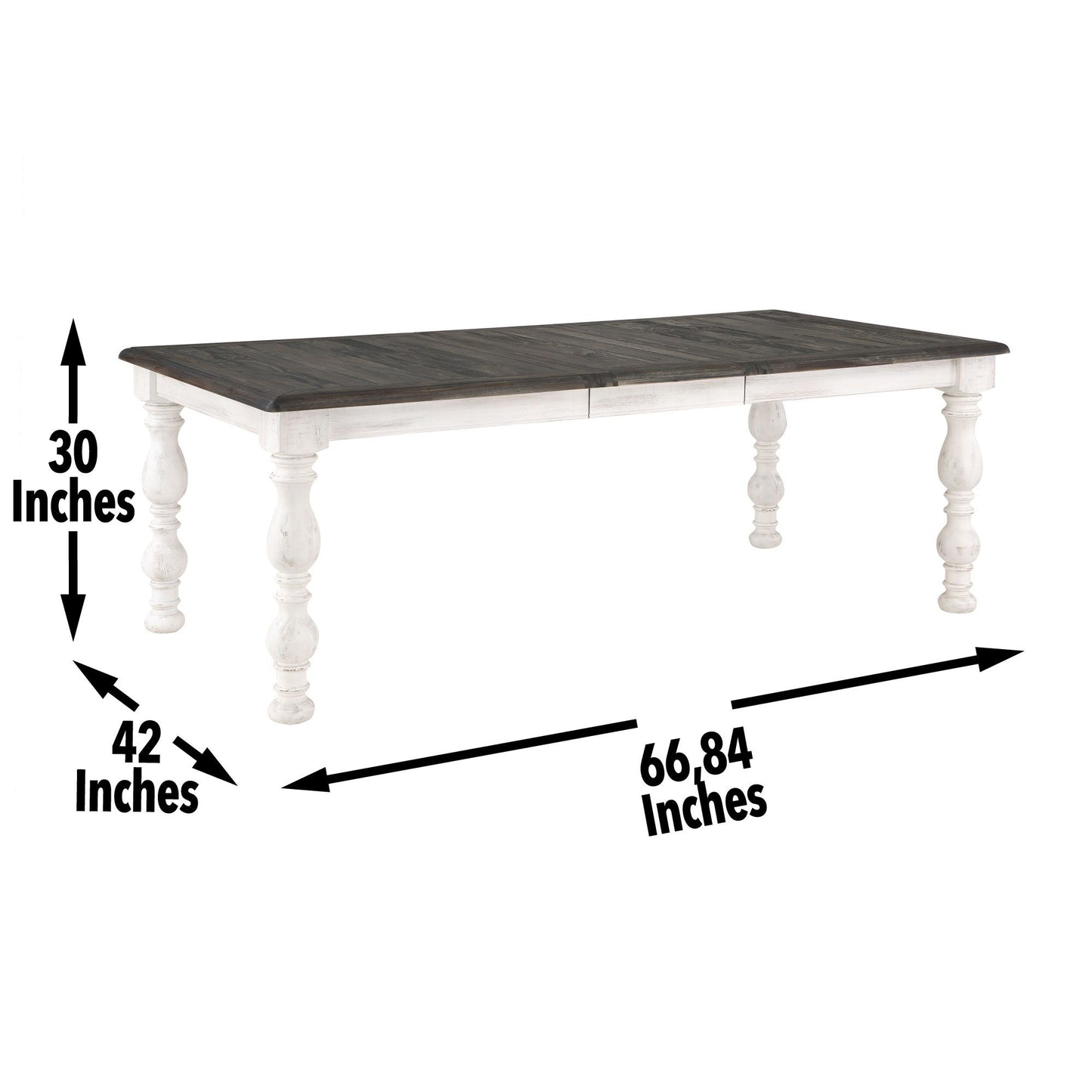 Heston - Dining Table - Dark Brown - Hornell Furniture Outlet