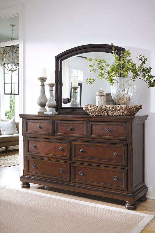 Porter - Dresser, Mirror - Hornell Furniture Outlet