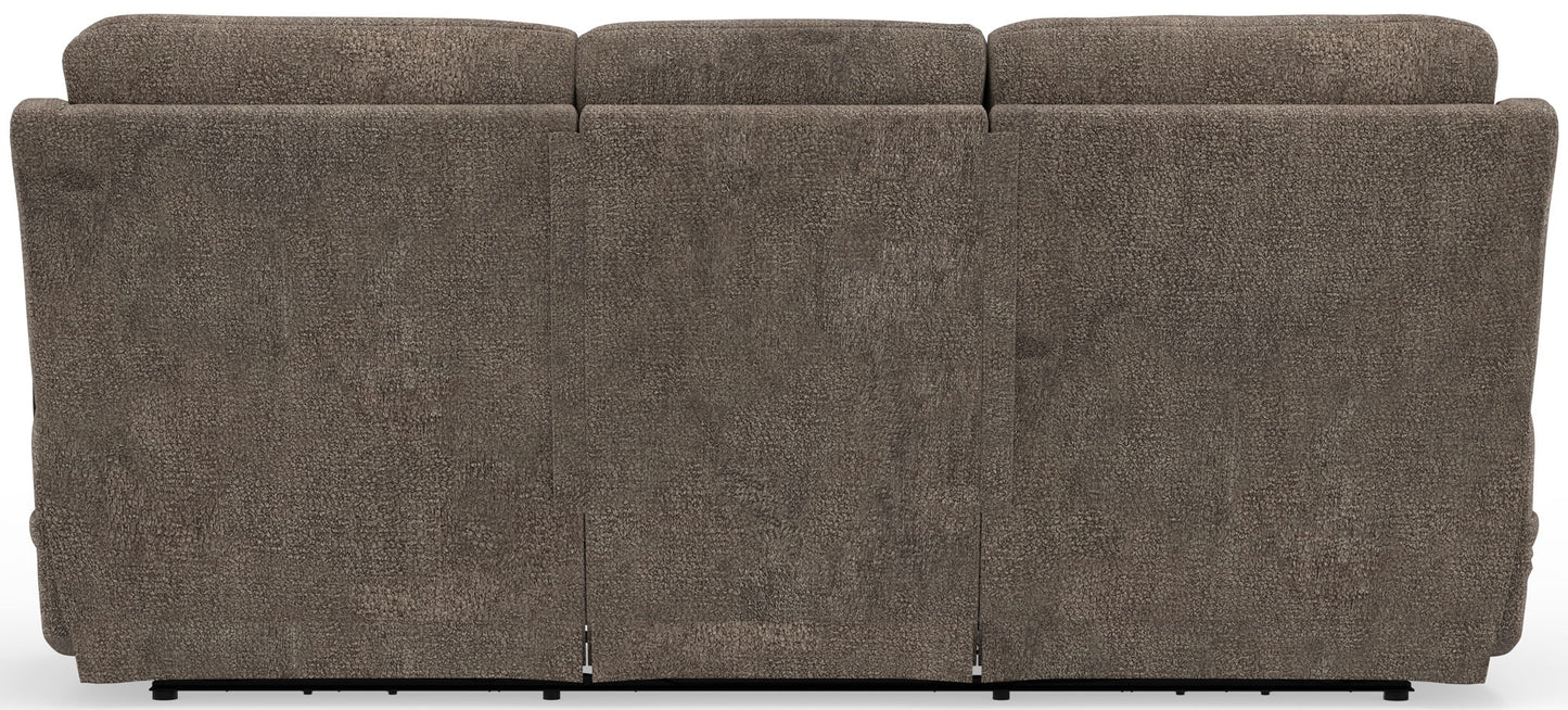 Joya - Zero Gravity Power Reclining Sofa With Power Adjustable Headrest And CR3 Heat/Massage/Lumbar - Mushroom - Hornell Furniture Outlet