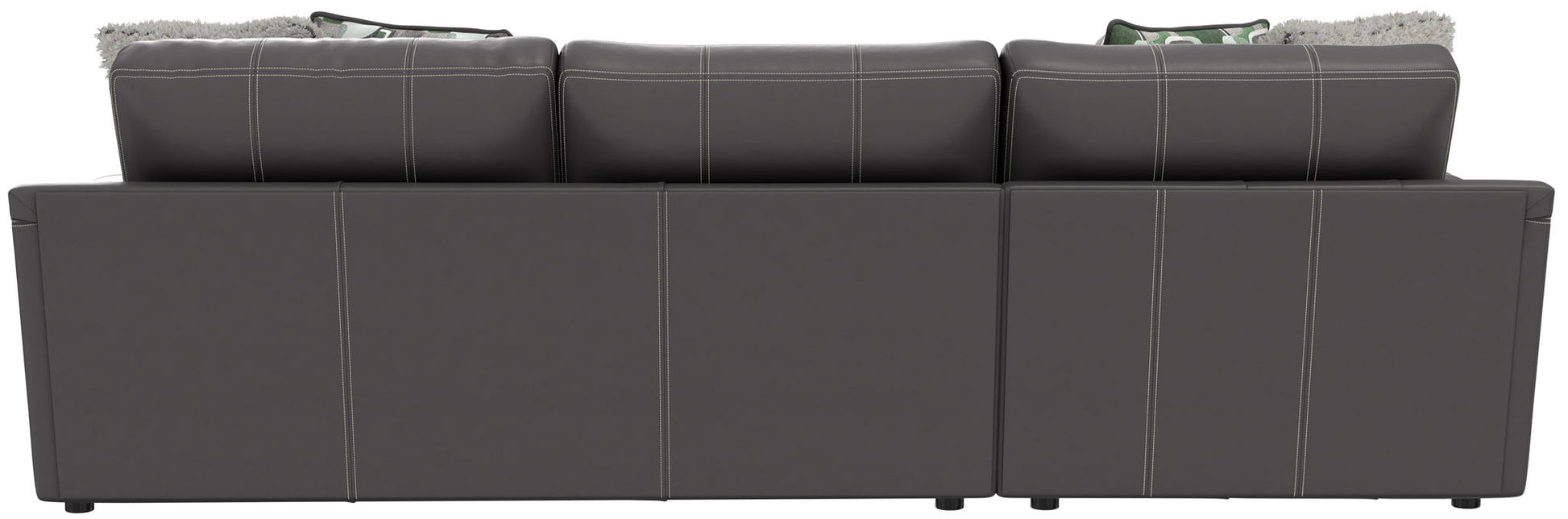Minori - Italian Leather Sectional - Hornell Furniture Outlet