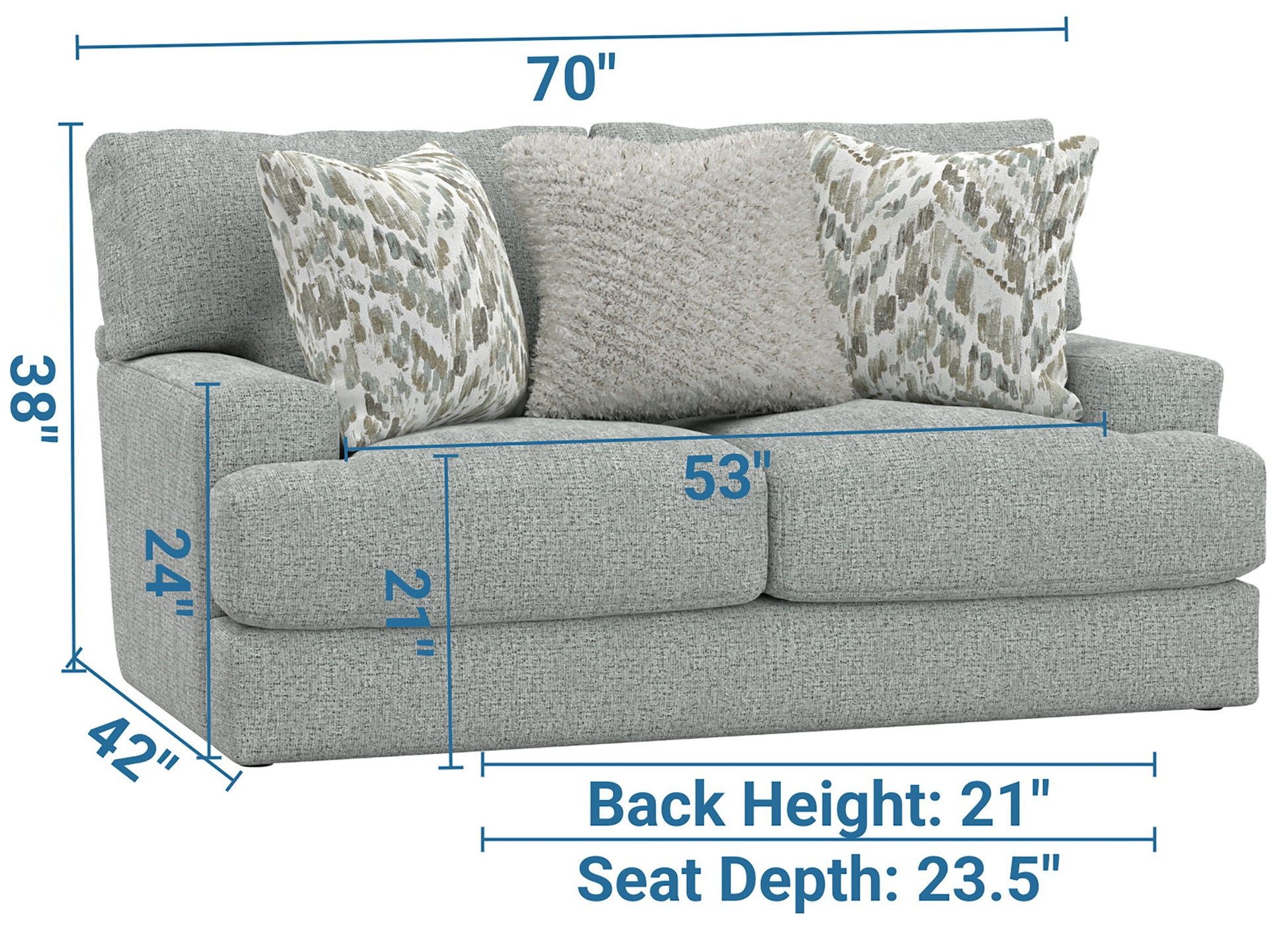 Brett - Loveseat - Hornell Furniture Outlet