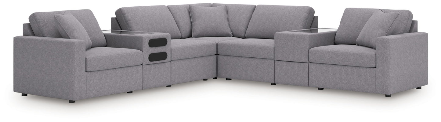 Modmax - Granite - Sectional - Hornell Furniture Outlet