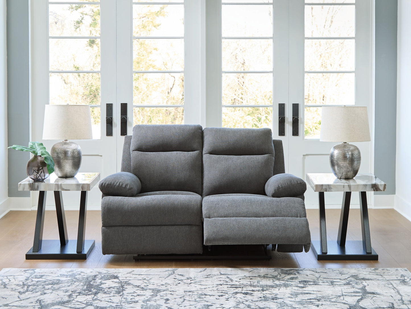 Side - Swipe - Reclining Loveseat - Hornell Furniture Outlet
