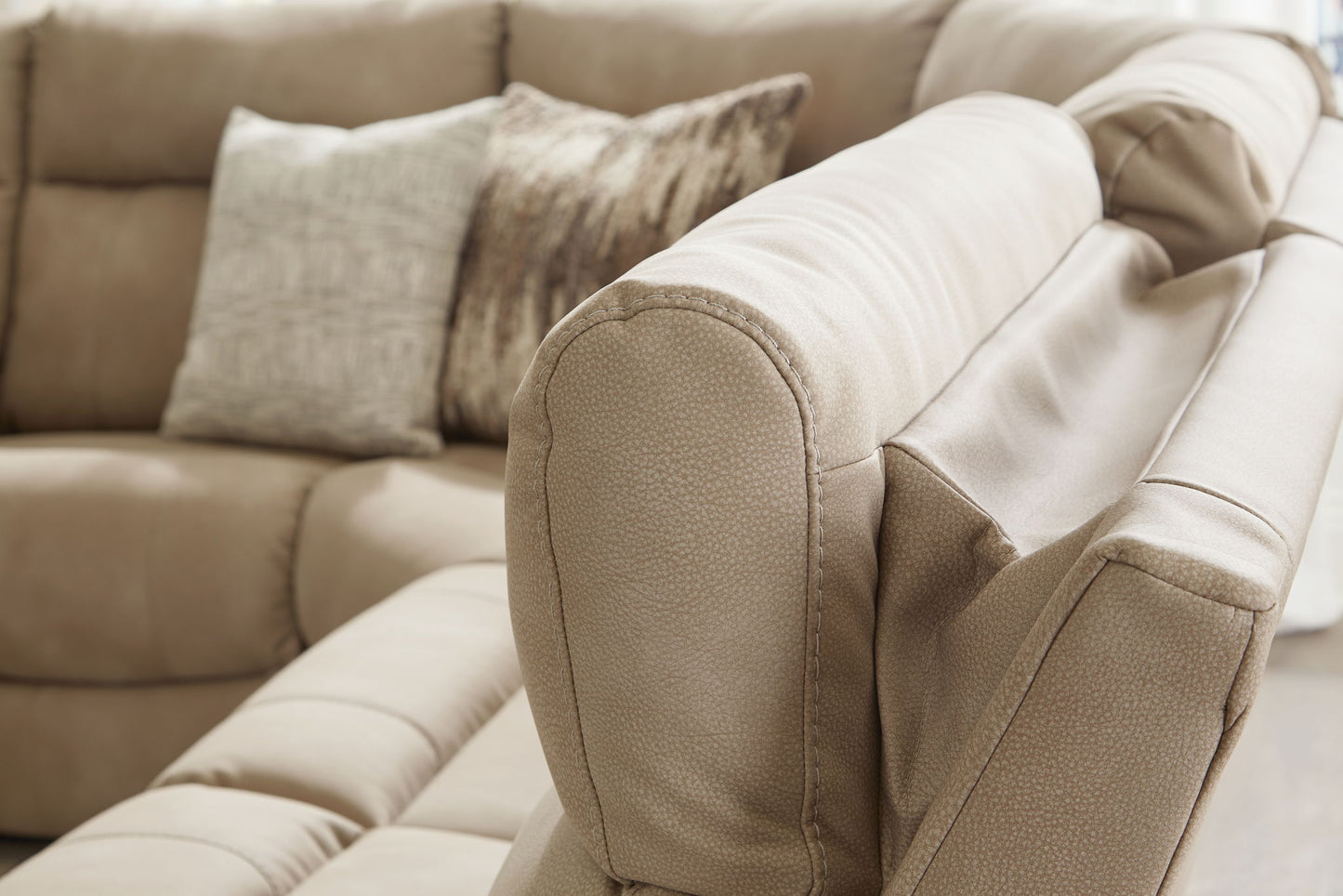 Next - gen Durapella - Power Reclinering Sectional Set - Hornell Furniture Outlet
