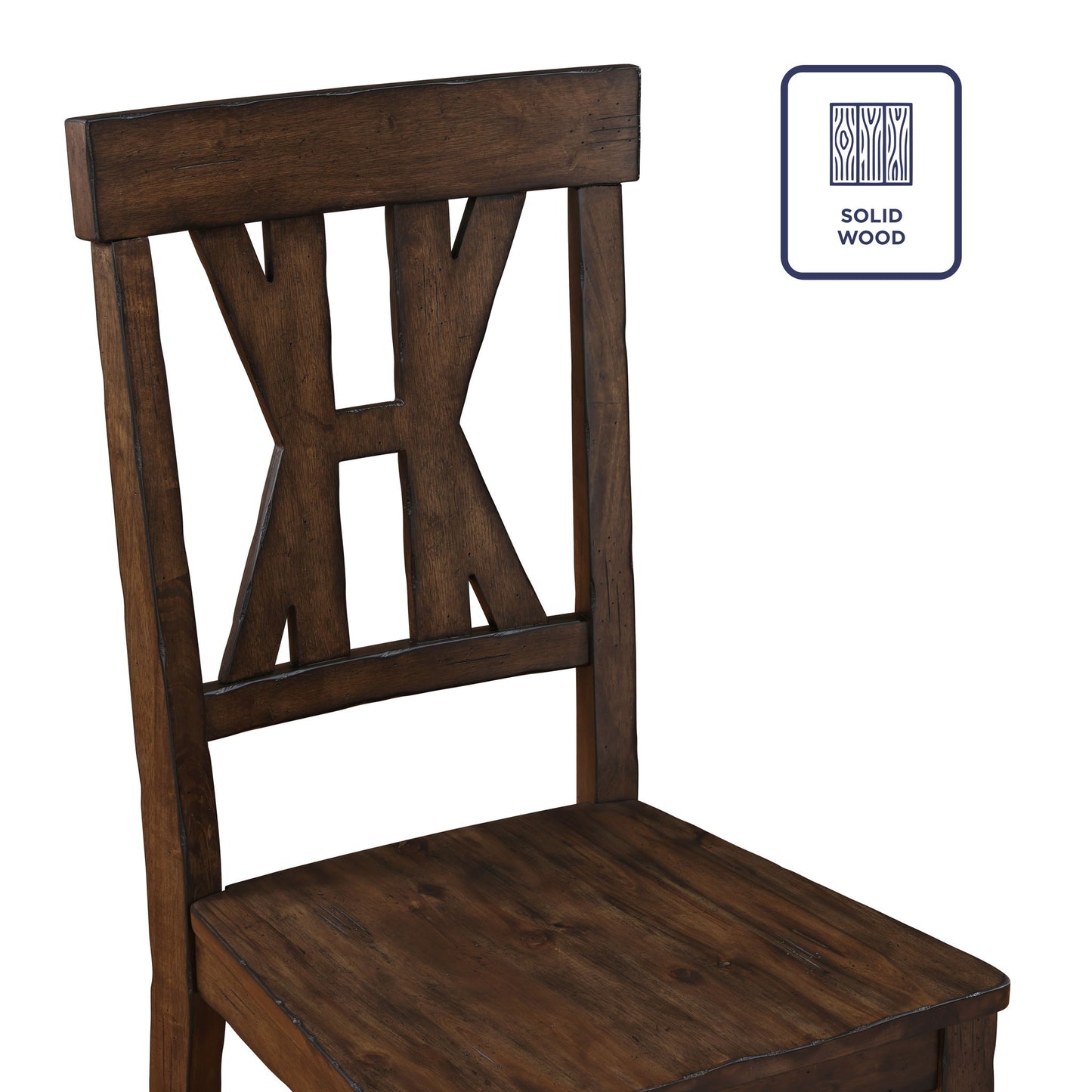 Auburn - Side Chair (Set of 2) - Dark Brown - Hornell Furniture Outlet