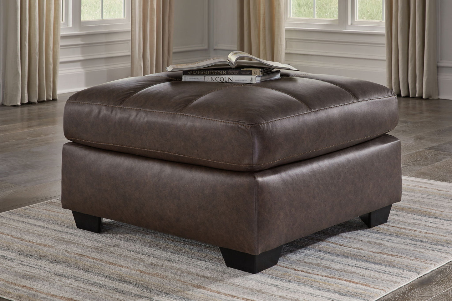 Barlin Mills - Oversized Accent Ottoman - Hornell Furniture Outlet