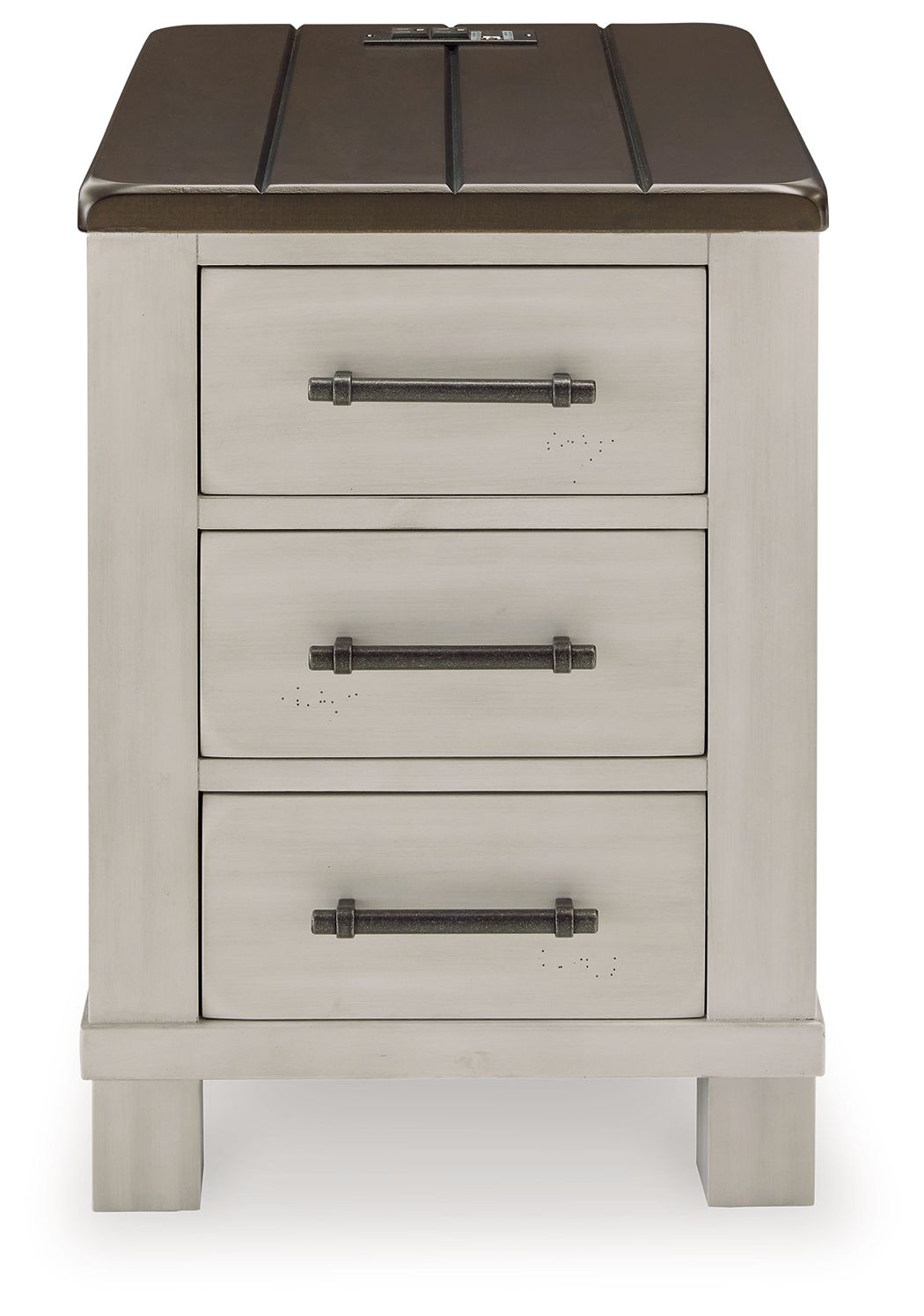 Darborn - Gray / Brown - Chair Side End Table - Hornell Furniture Outlet