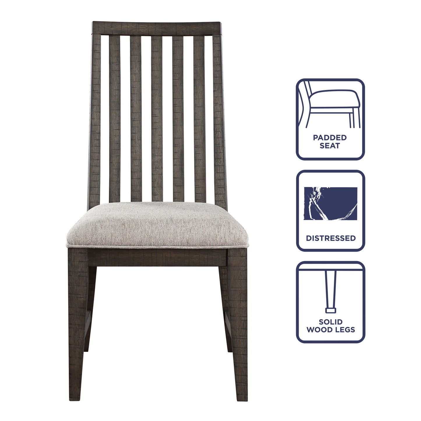 Riverdale - Side Chair (Set of 2) - Black - Hornell Furniture Outlet