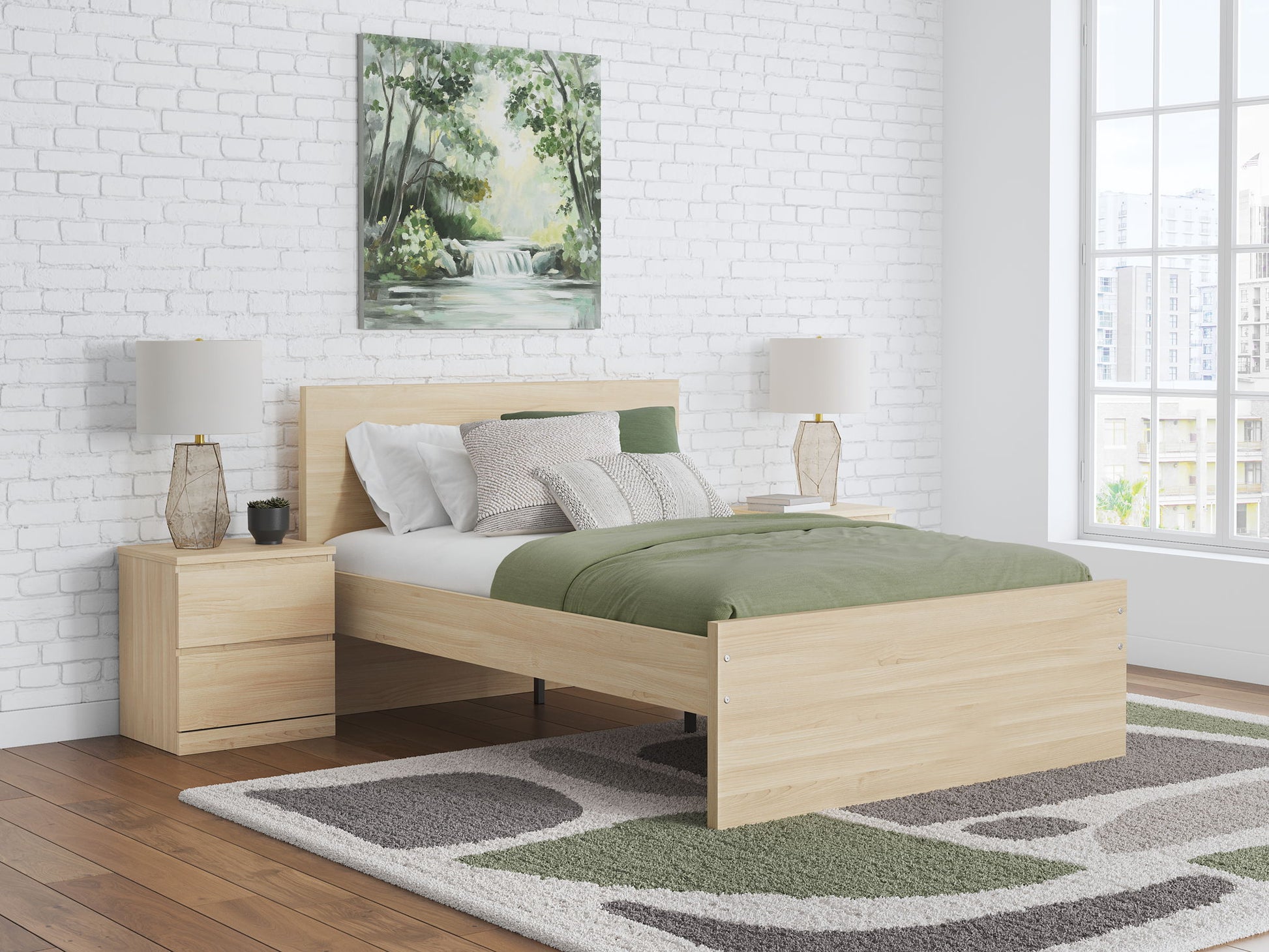 Onita - Panel Platform Bed - Hornell Furniture Outlet