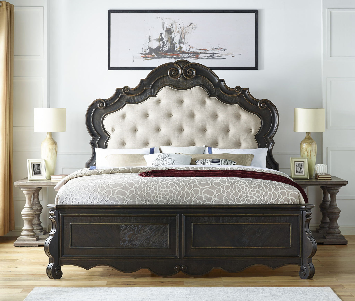 Rhapsody - Upholstered Panel Bed - Hornell Furniture Outlet