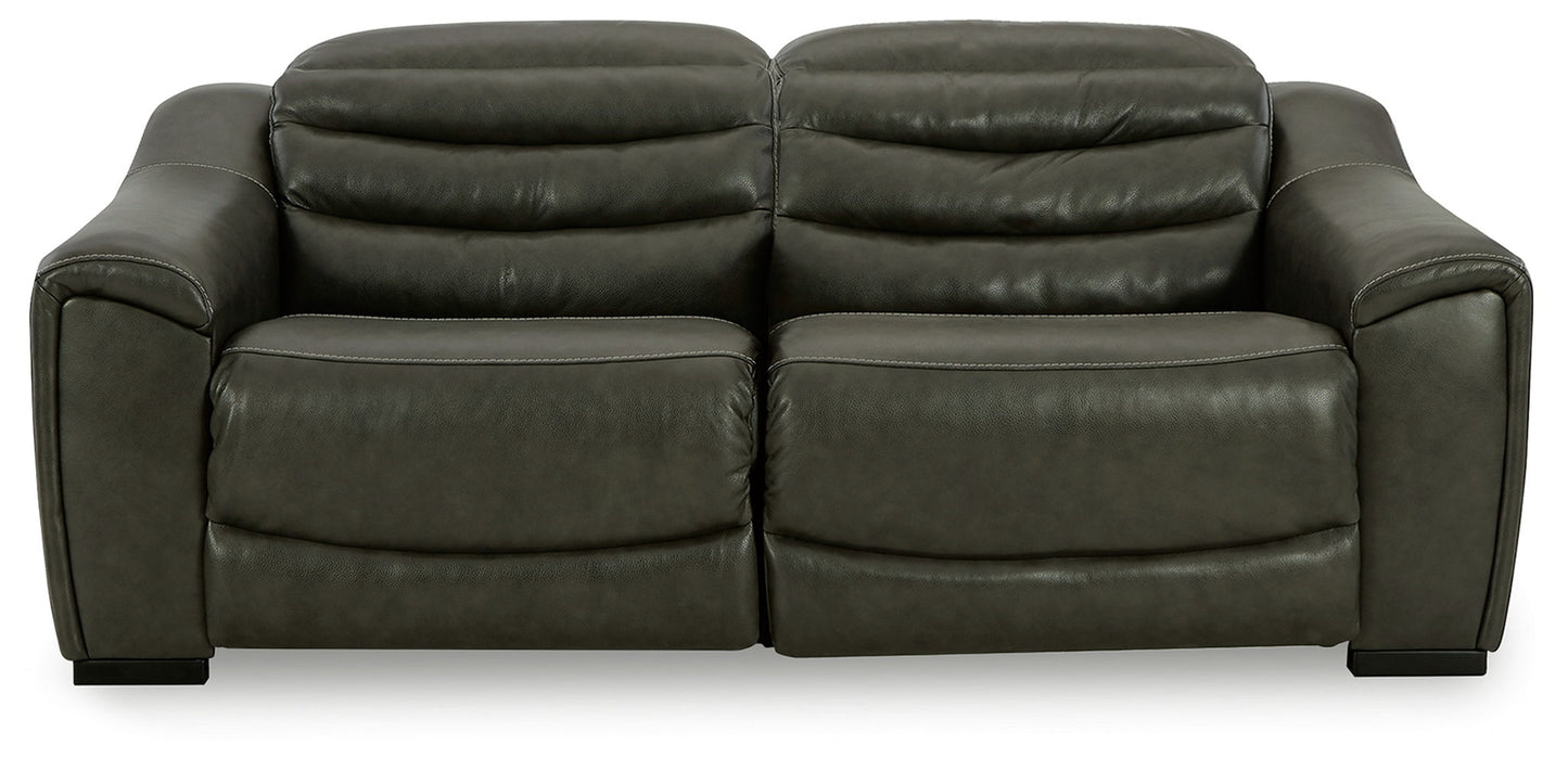 Center Line - Power Recliner Sectional - Hornell Furniture Outlet