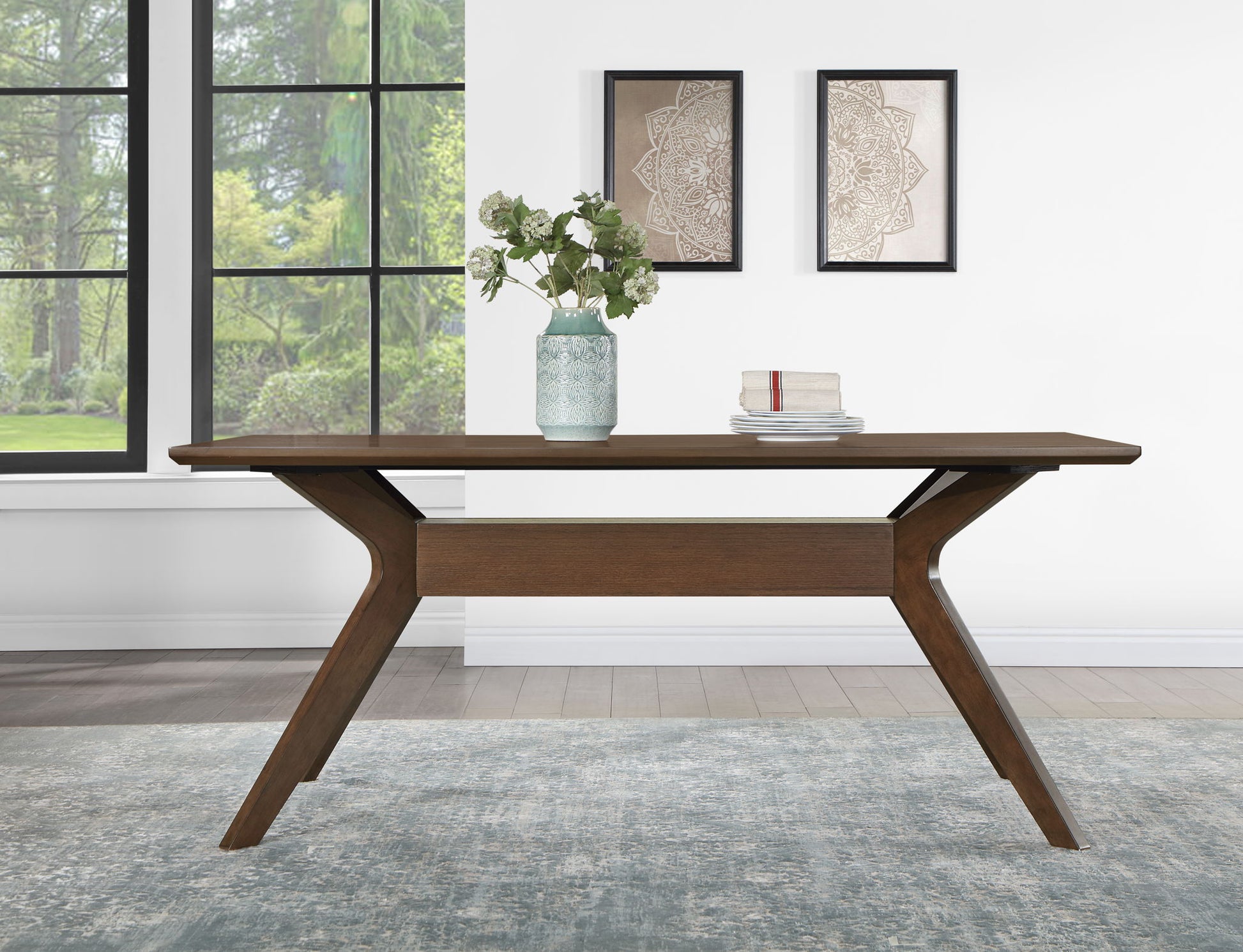 Quinn - Dining Table - Dark Brown - Hornell Furniture Outlet