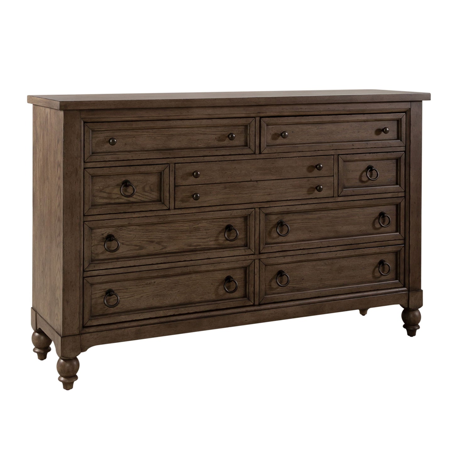 Americana Farmhouse - 9 Drawer Dresser - Hornell Furniture Outlet