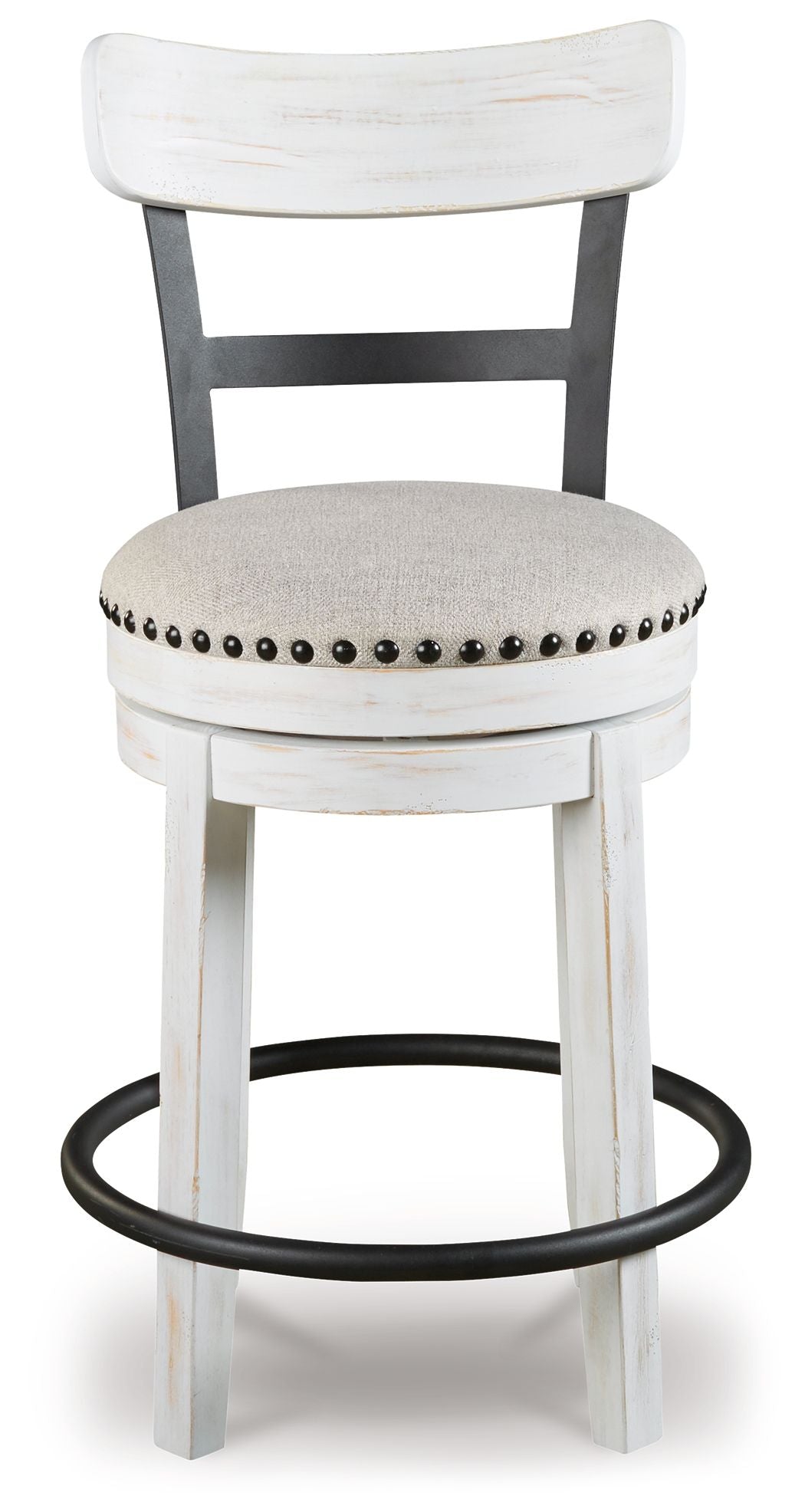 Valebeck - Full Back Swivel Stool - Hornell Furniture Outlet