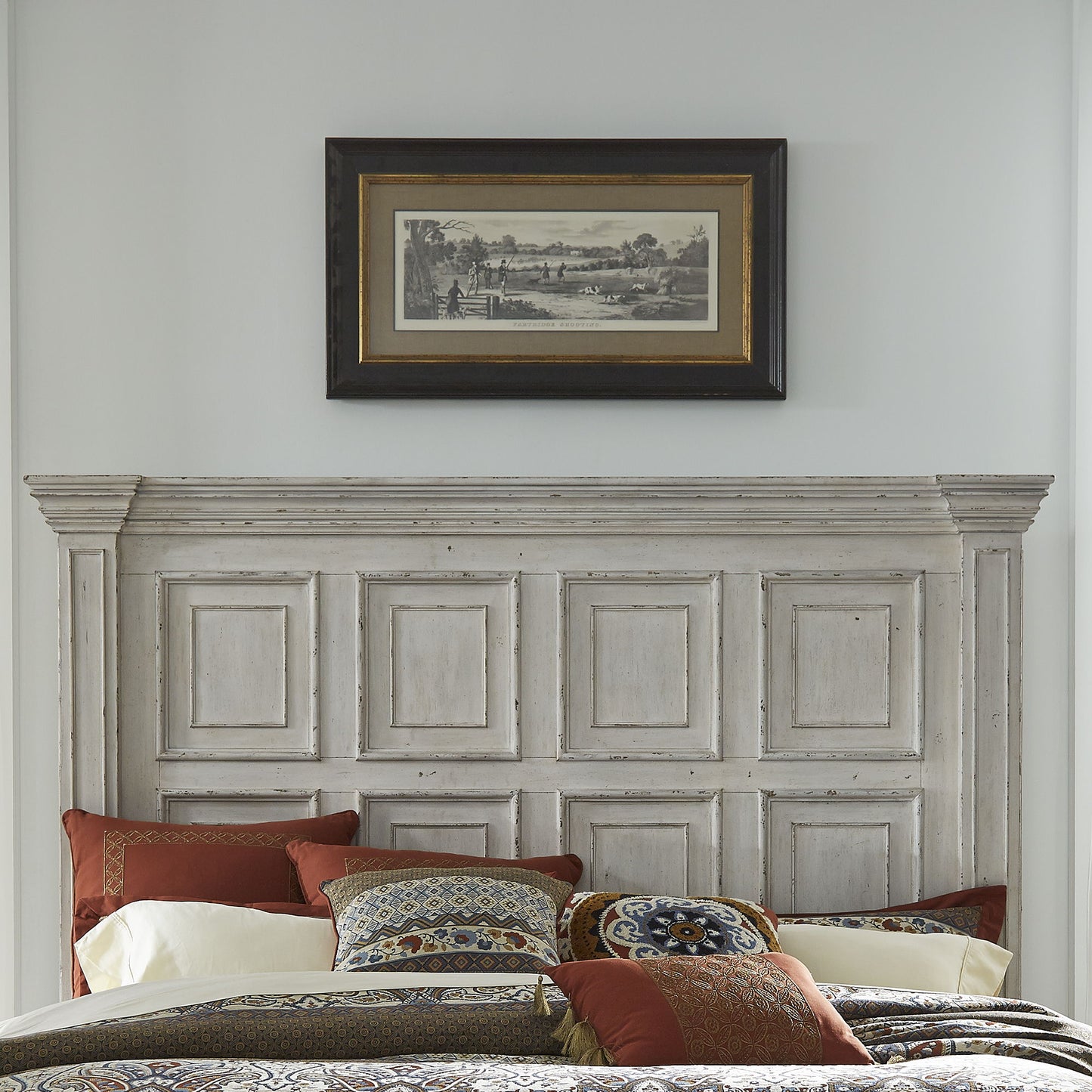Big Valley - Mansion Headboard - Hornell Furniture Outlet