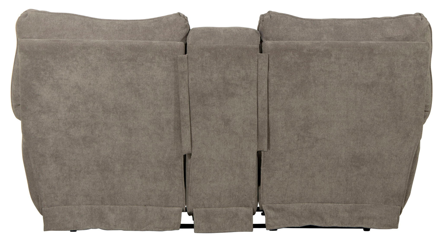 Sadler - Lay Flat Reclining Console Loveseat - Hornell Furniture Outlet
