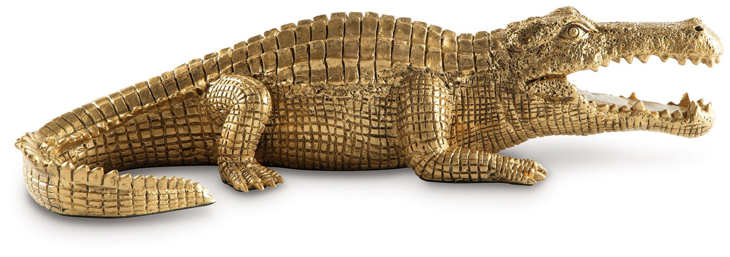 Lauretman - Antique Gold Finish - Sculpture - Hornell Furniture Outlet