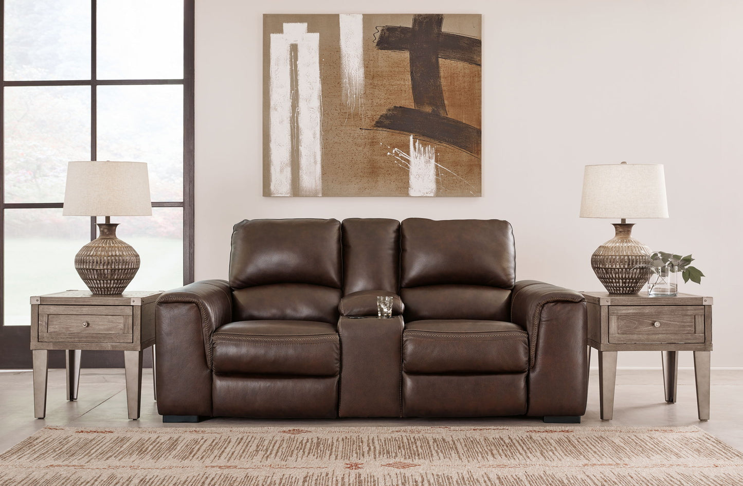 Alessandro - Power Reclining Loveseat - Hornell Furniture Outlet