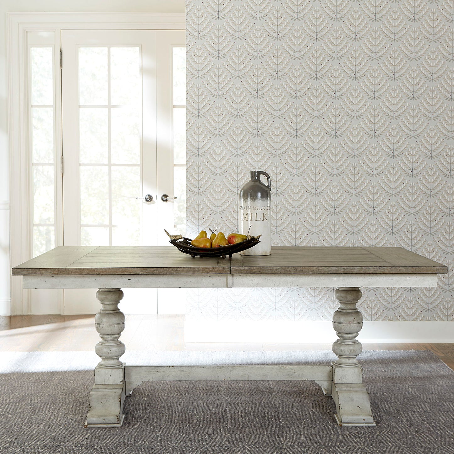 Whitney - Trestle Table Set - Hornell Furniture Outlet
