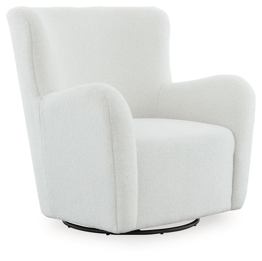Rowenburg - Swivel Glider Accent Chair - Hornell Furniture Outlet