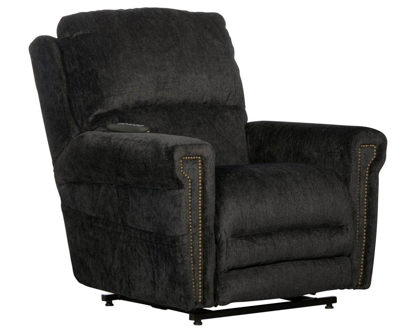 Warner - Power Headrest With Lumbar Power Lay Flat Recliner - Hornell Furniture Outlet