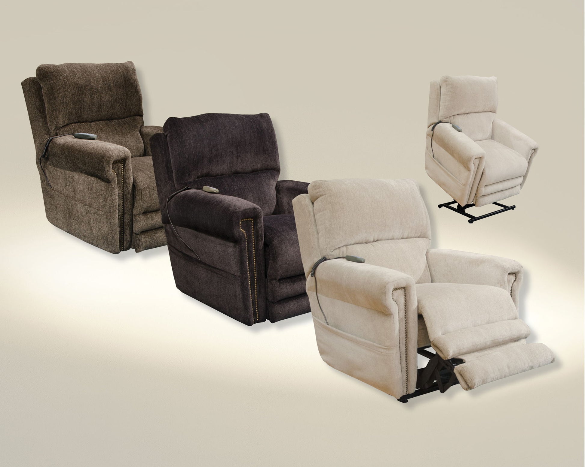 Warner - Power Headrest With Lumbar Power Lay Flat Recliner - Hornell Furniture Outlet