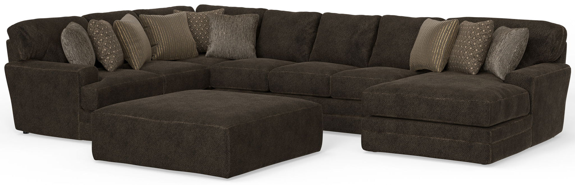 Mammoth - Sectional With Cocktail Ottoman - Hornell Furniture Outlet