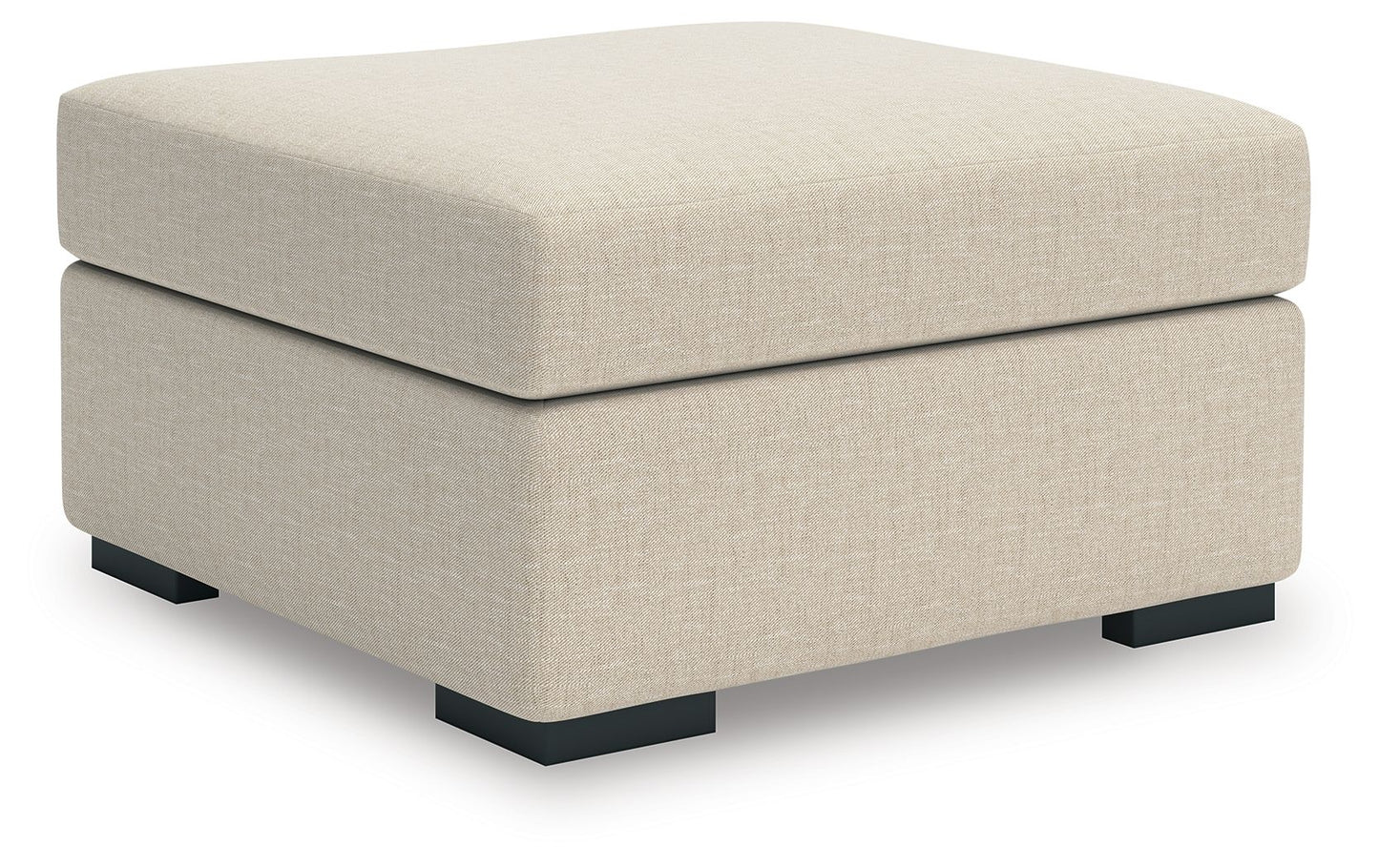 LadyMae - Twill - Oversized Accent Ottoman - Hornell Furniture Outlet