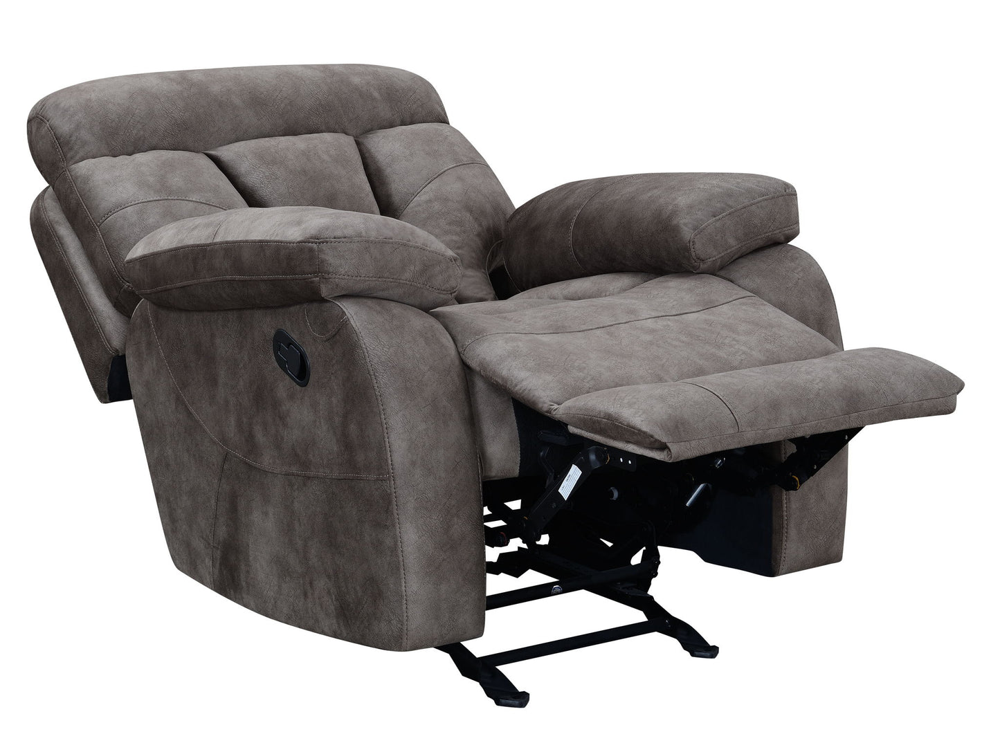 Bogata - Glider Chair - Dark Gray - Hornell Furniture Outlet