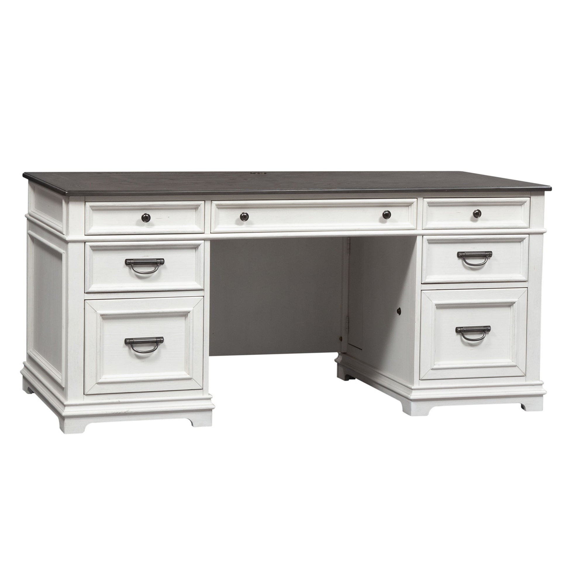 Allyson Park - Desk - White - Hornell Furniture Outlet