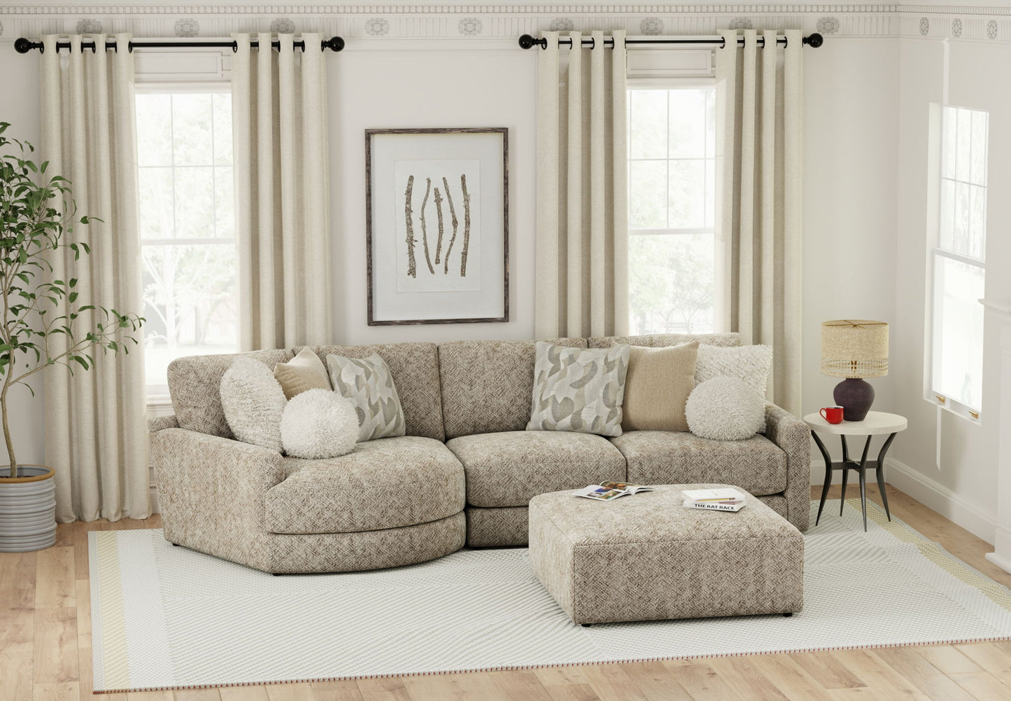 Turner - Sectional - Hornell Furniture Outlet