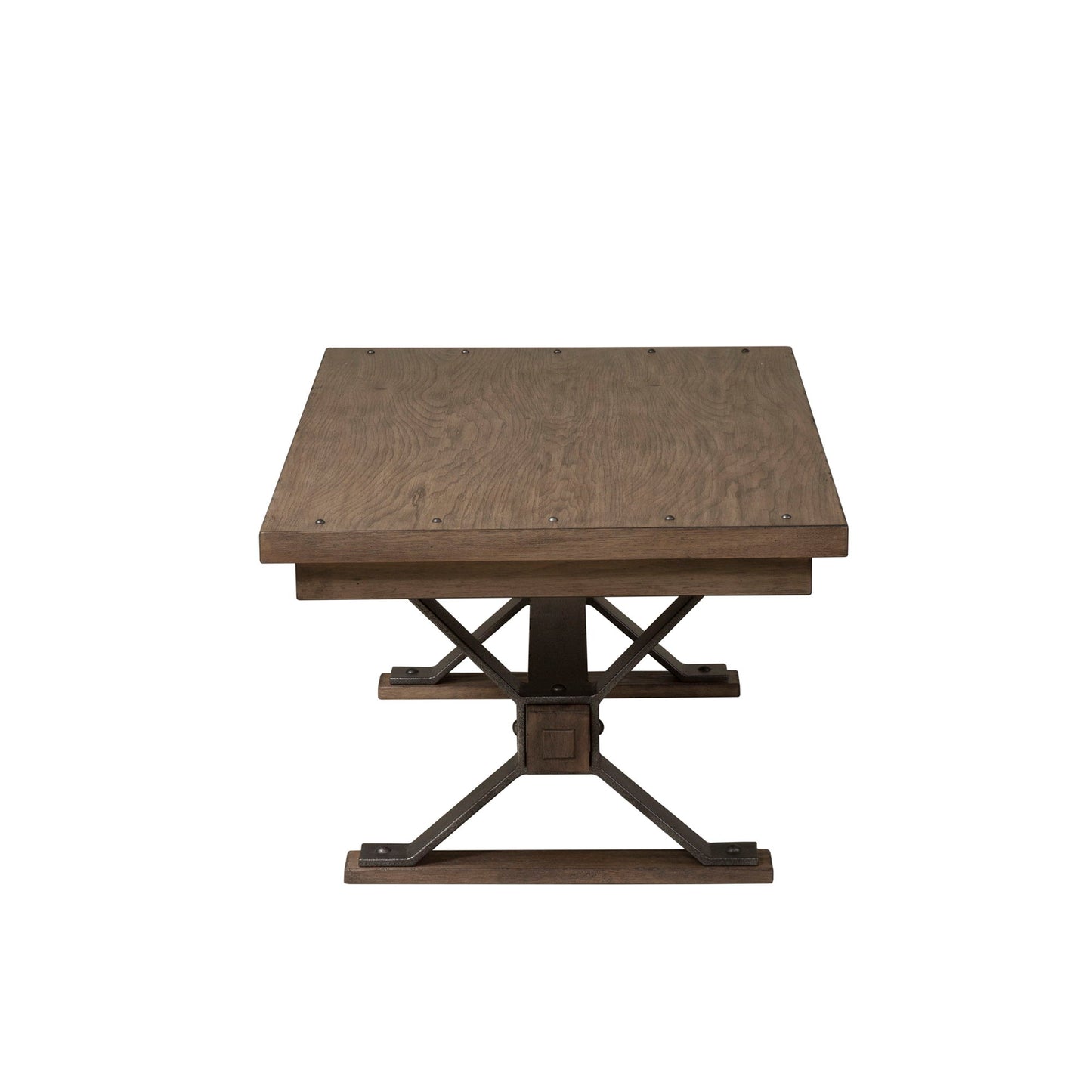 Sonoma Road - Rectangular Cocktail Table - Light Brown - Hornell Furniture Outlet