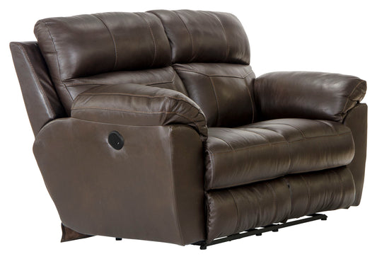 Costa - Power Lay Flat Reclining Loveseat - Hornell Furniture Outlet