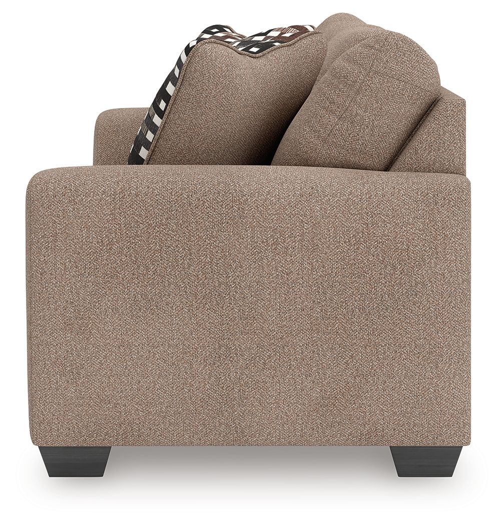 Triston - Peaks - Suede - Loveseat - Hornell Furniture Outlet
