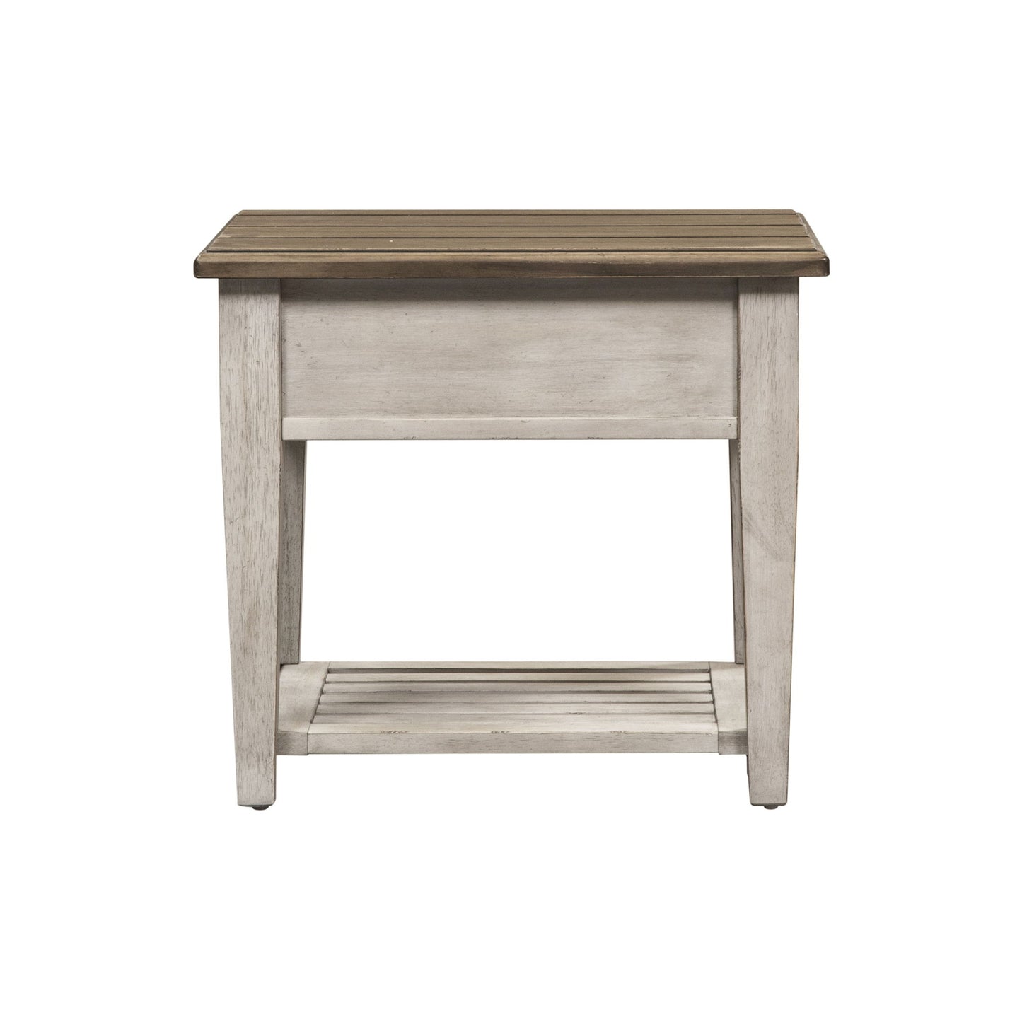 Heartland - Drawer End Table - White - Hornell Furniture Outlet