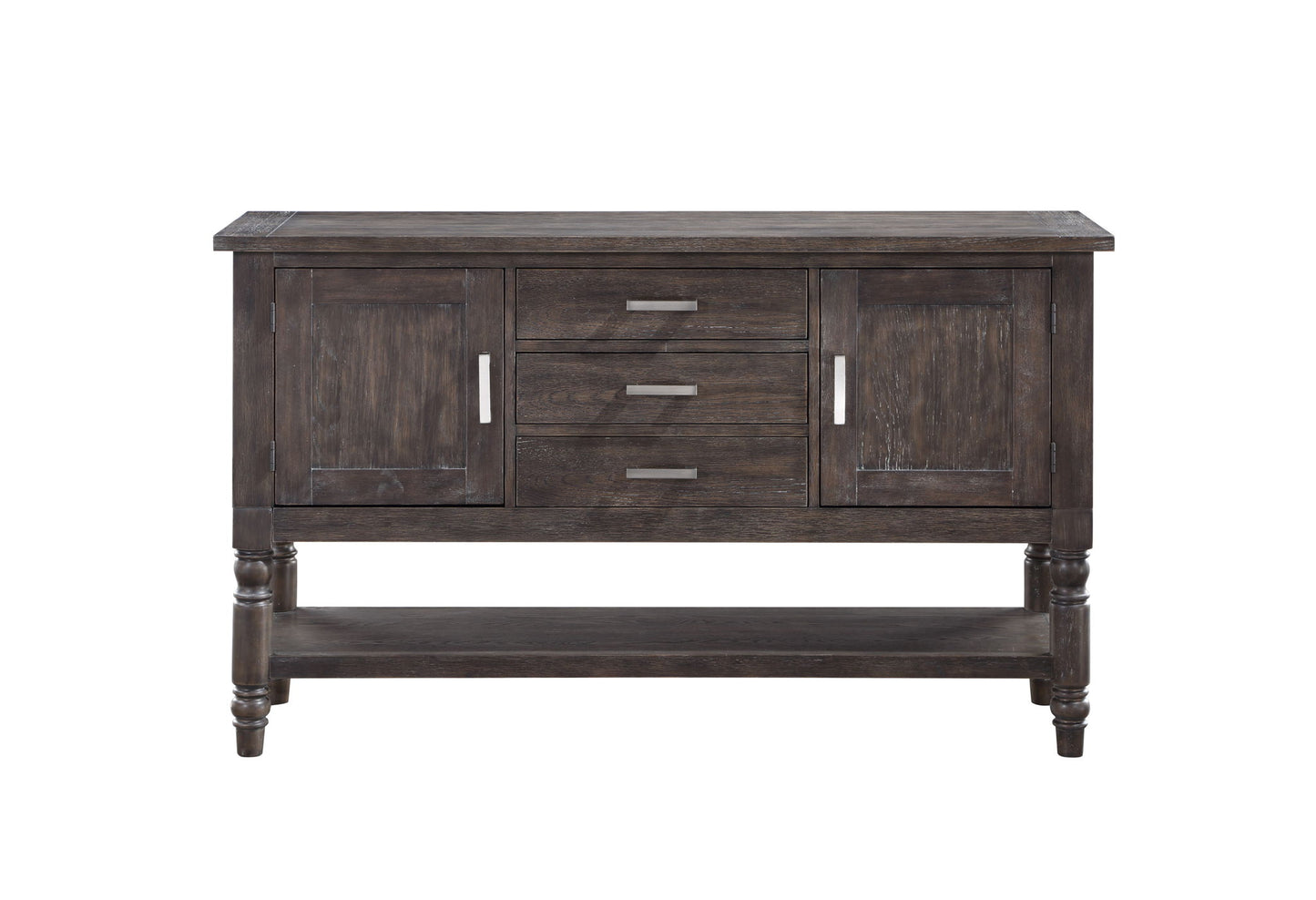 Hutchins - Server - Dark Brown - Hornell Furniture Outlet