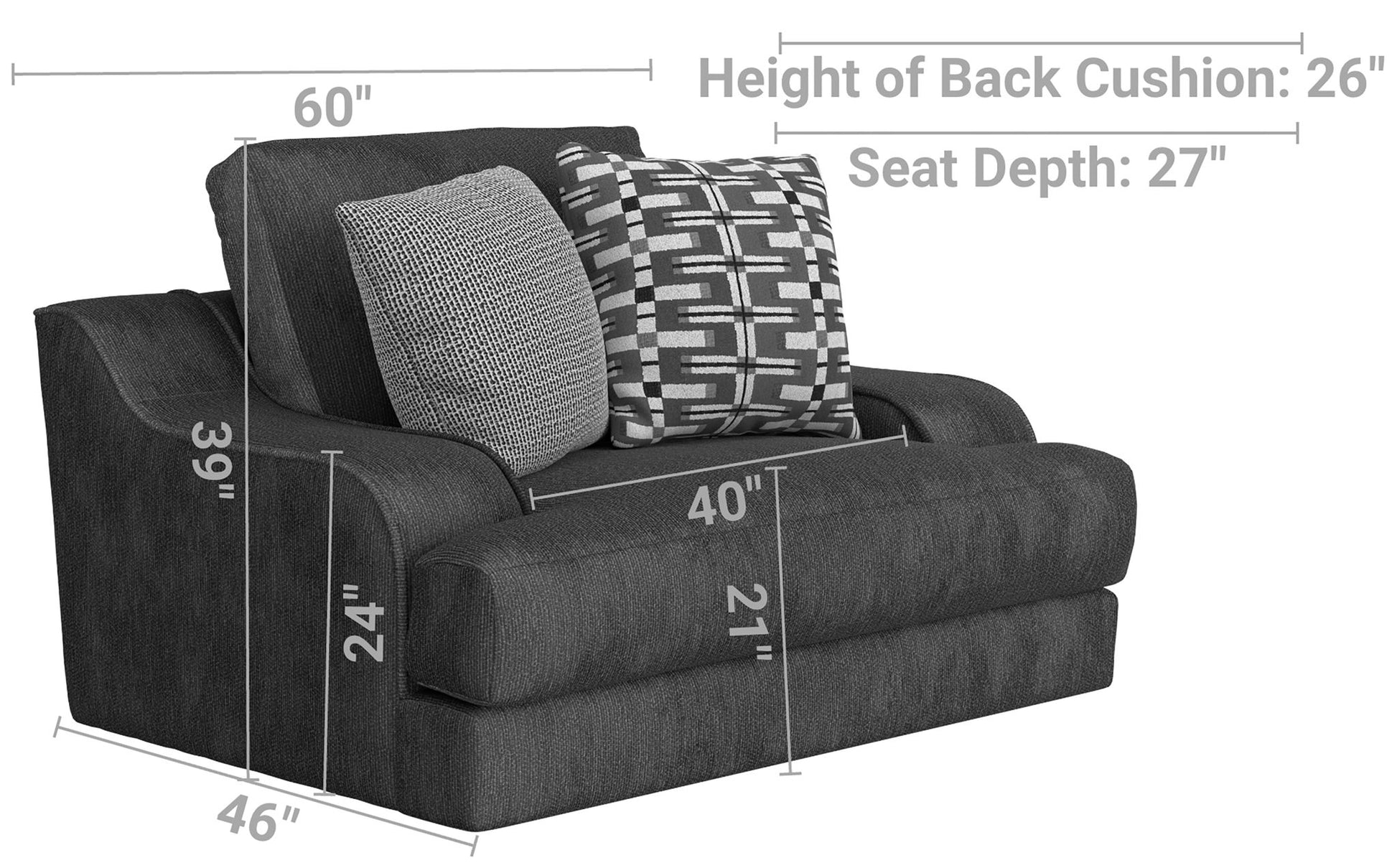 Olympus - Chair 1/2 - Hornell Furniture Outlet