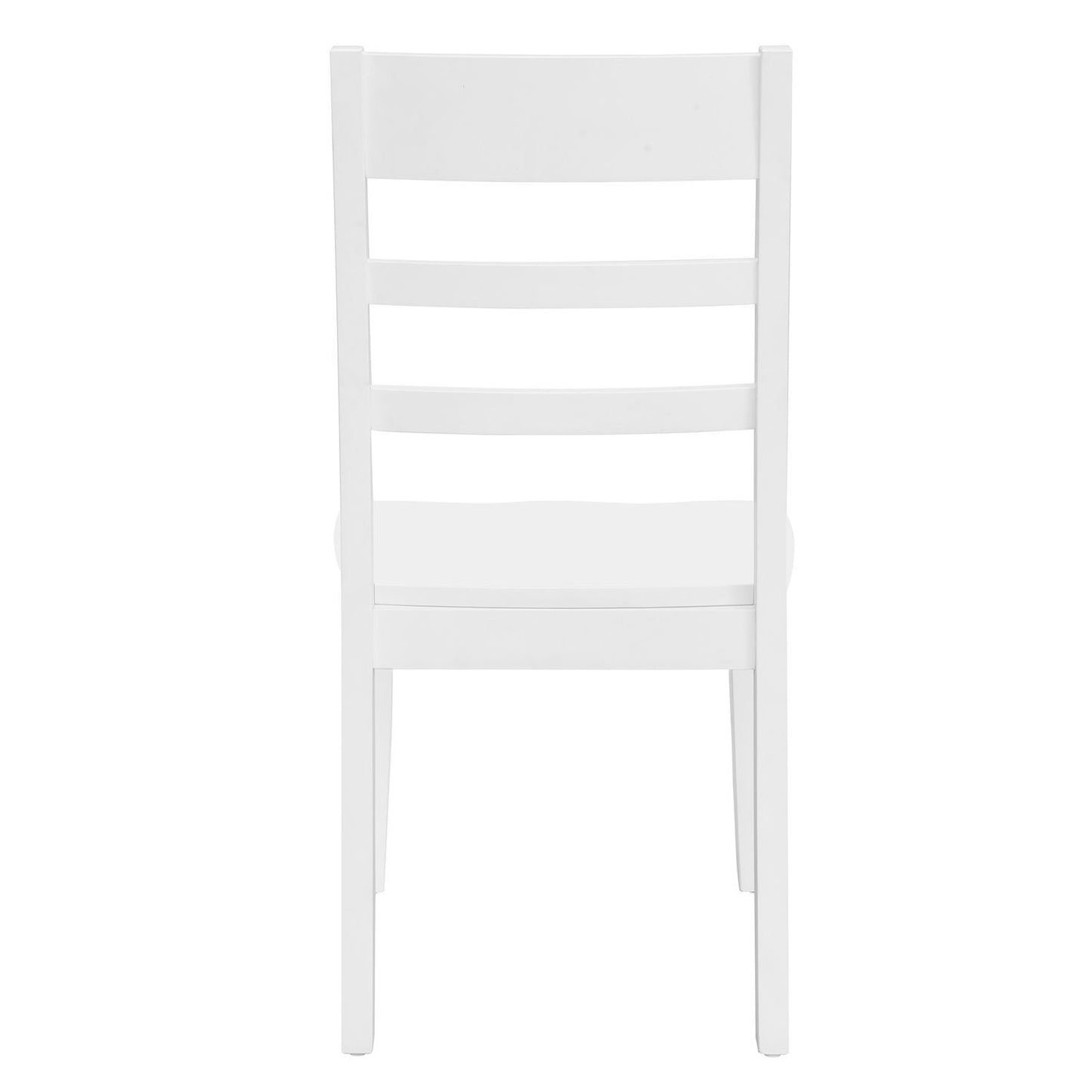 Landale - Ladderback Side Chair (RTA) - White - Hornell Furniture Outlet