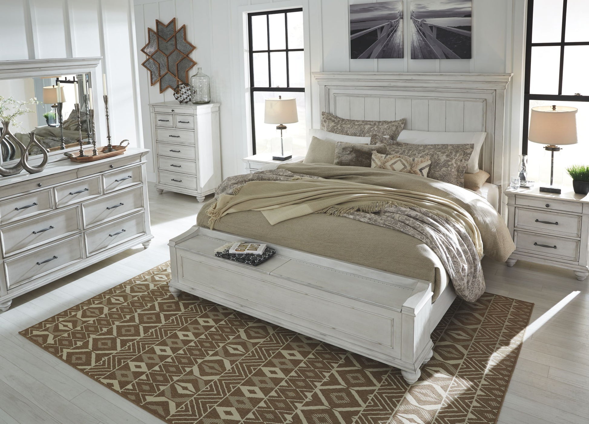 Kanwyn - Panel Bedroom Set - Hornell Furniture Outlet