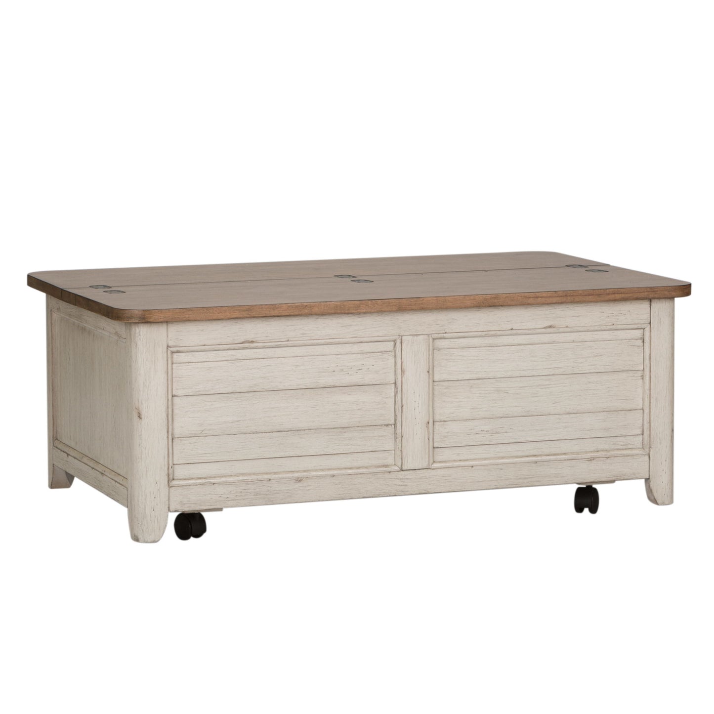 Farmhouse Reimagined - Storage Trunk - White - Hornell Furniture Outlet