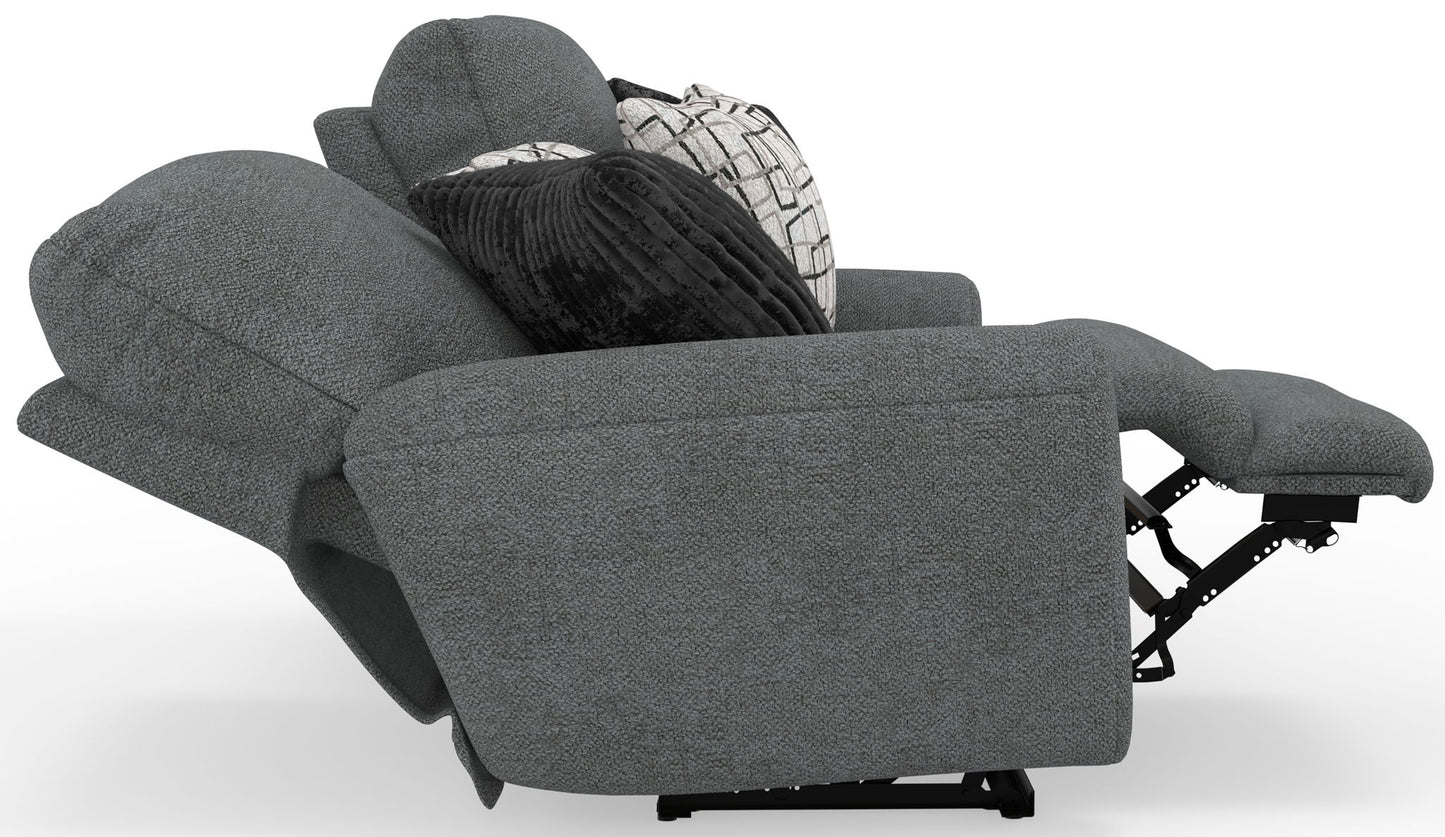 Maxwell - Power Deep Seat Reclining Sofa - Hornell Furniture Outlet