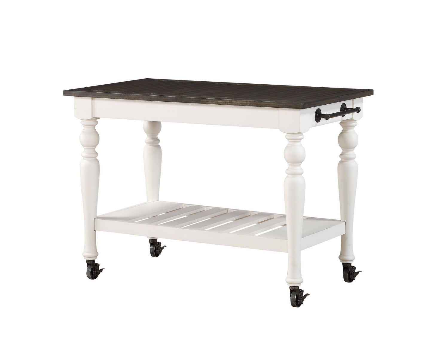 Joanna - Kitchen Cart - Two Tone - Hornell Furniture Outlet
