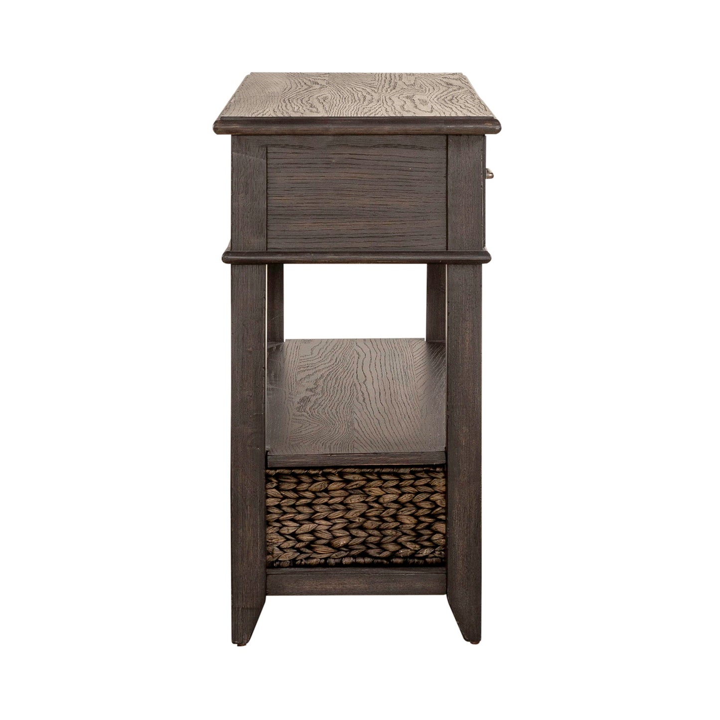 Mill Creek - 2 Drawer Sofa Table - Dark Brown - Hornell Furniture Outlet