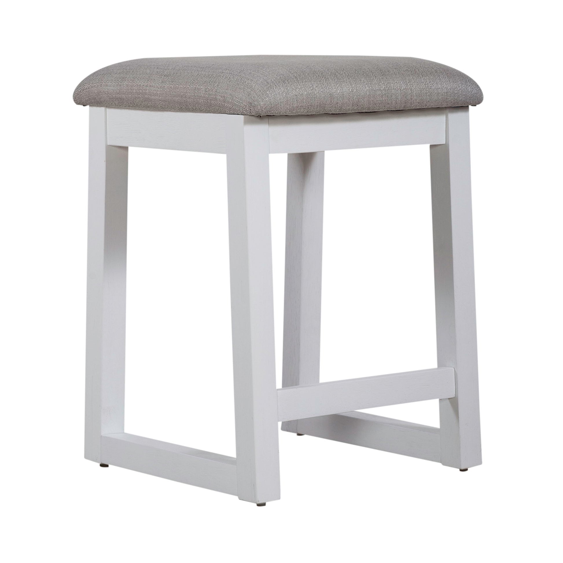 Palmetto Heights - Upholstered Console Stool - White - Hornell Furniture Outlet