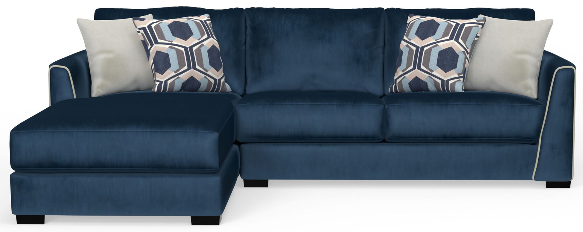 Jetson - Sectional With Comfort Coil Seat Cushions And Included Accent Pillows - Hornell Furniture Outlet
