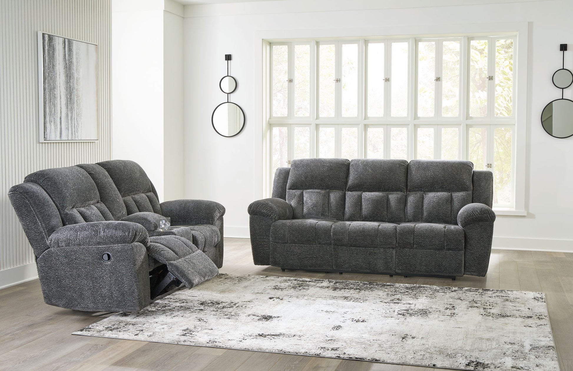 Frohn - Reclining Living Room Set - Hornell Furniture Outlet