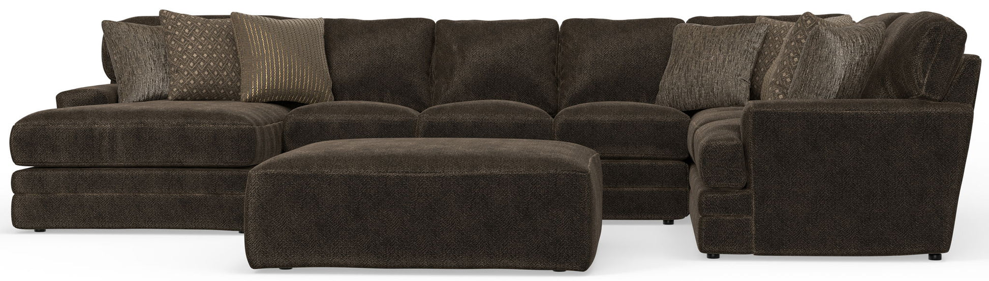 Mammoth - Sectional With Cocktail Ottoman - Hornell Furniture Outlet