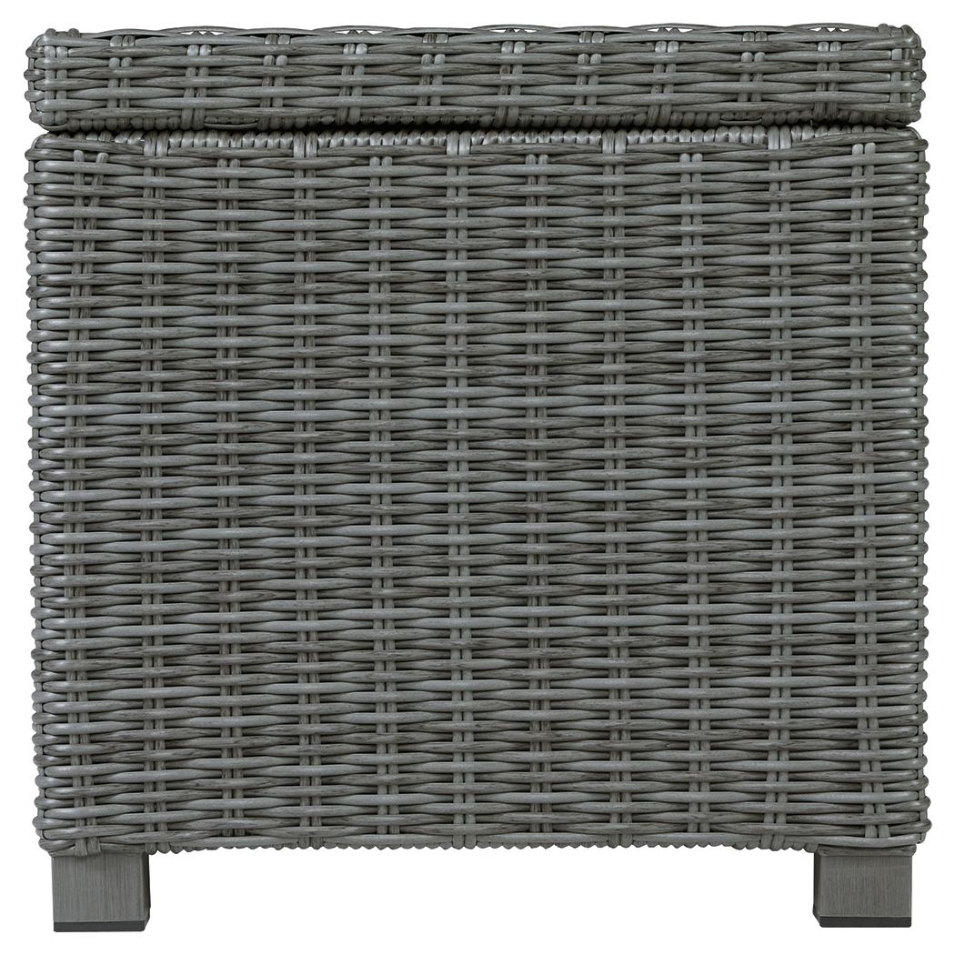 Elite Park - Gray - Square End Table - Hornell Furniture Outlet