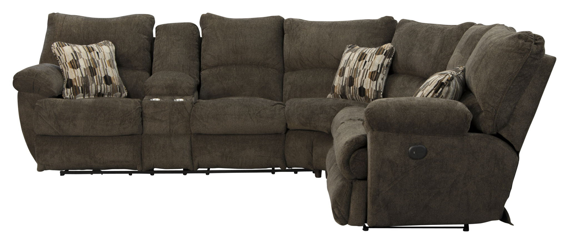 Elliott - Reclining Sectional - Hornell Furniture Outlet